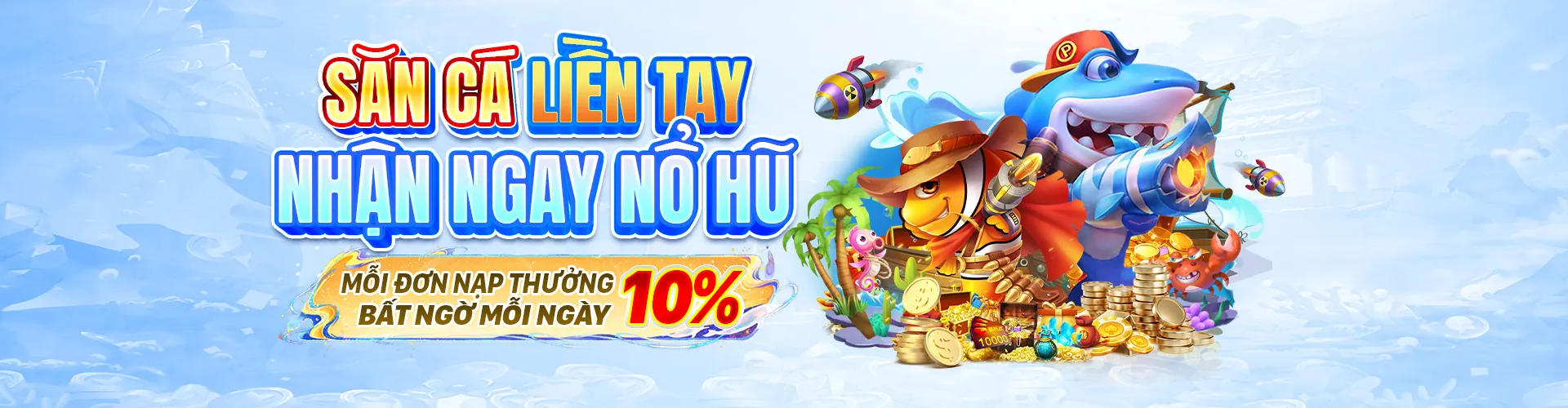 Thế giới bắn cá OP88 sống động với các loài cá đa dạng và kho báu dưới đại dương